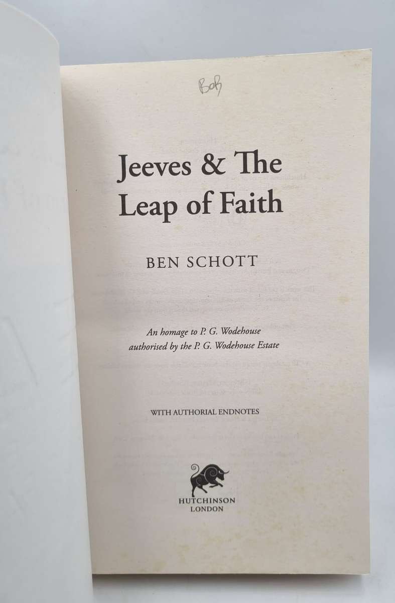 Jeeves and the Leap of Faith - Ben Schott