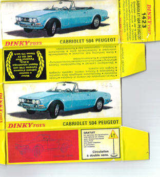 Dinky Reproduction   box for sale