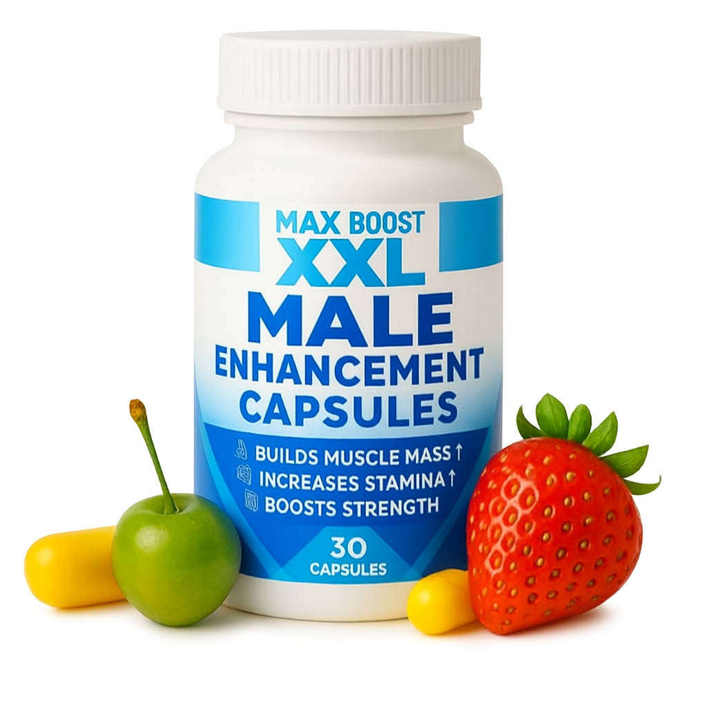 Max Boost XXL Male Enhancement Pills  Testosterone Booster for Men  Size, Stamina & Performance Su