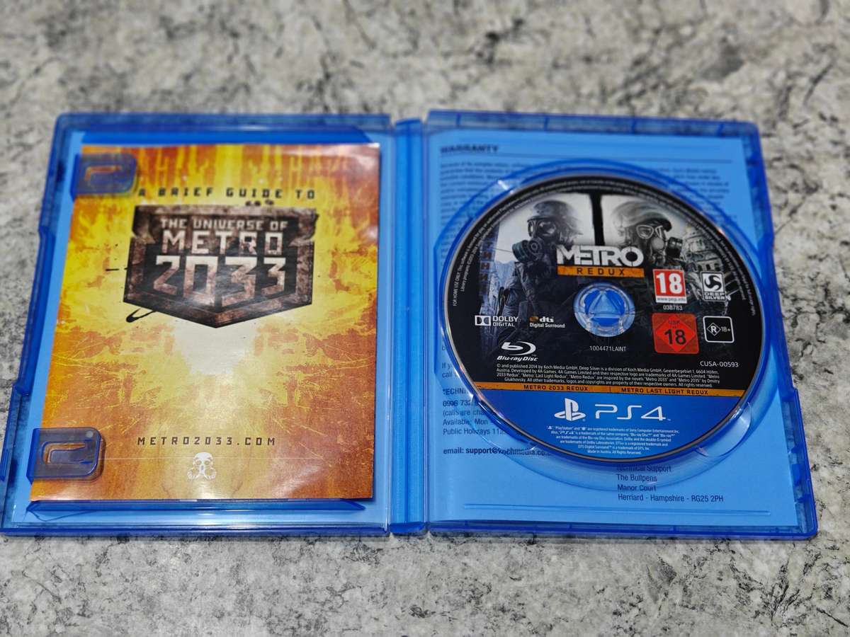 Metro Redux PS4 Great Condition!