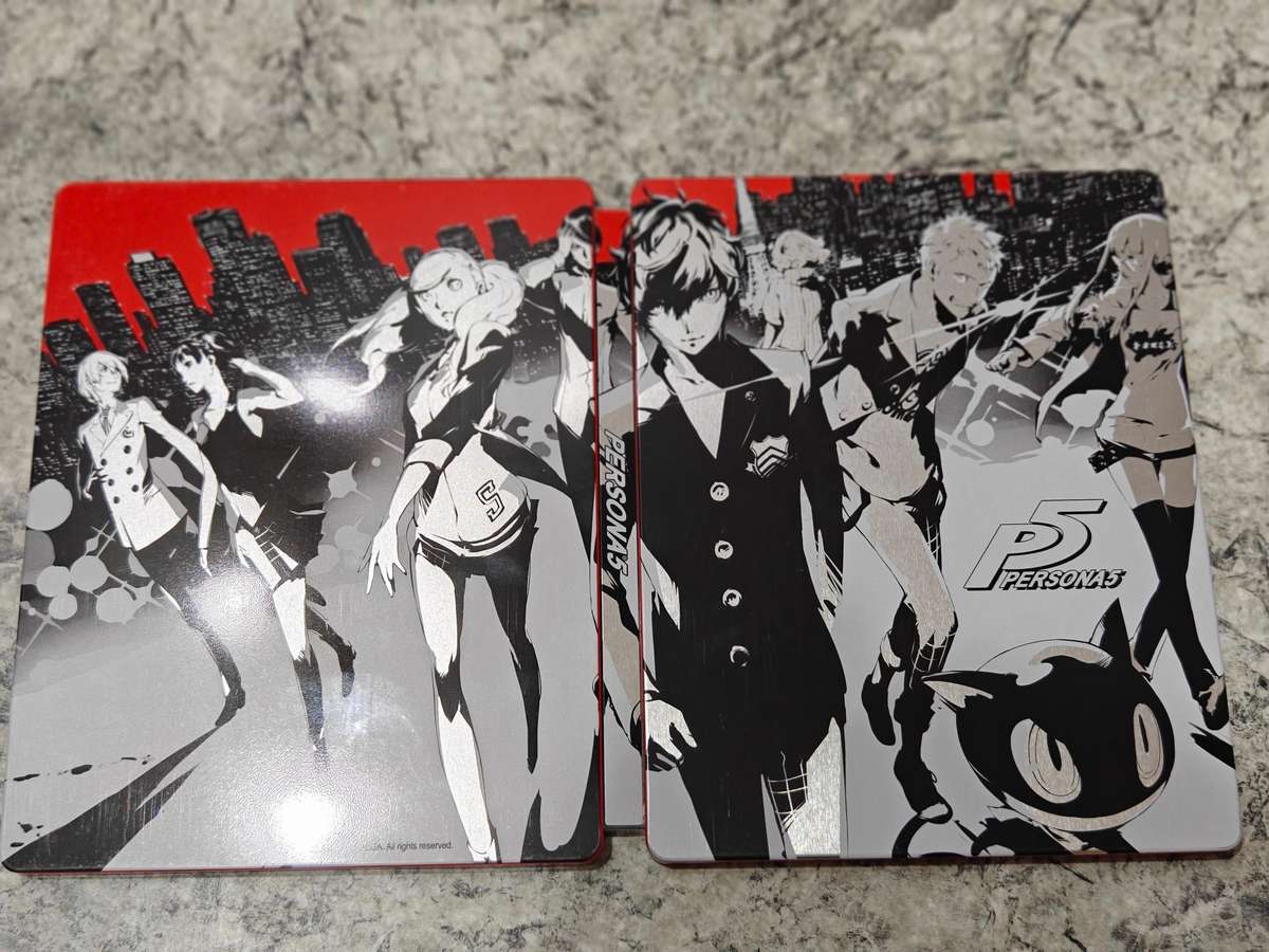Persona 5 Steelbook Edition PS4 Like New!