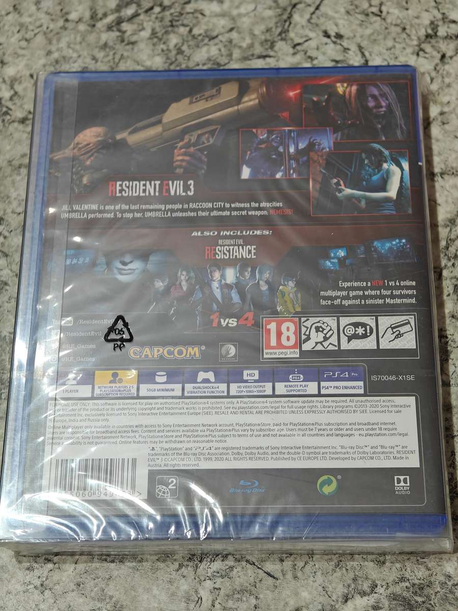 Resident Evil 3 Lenticular Edition PS4
