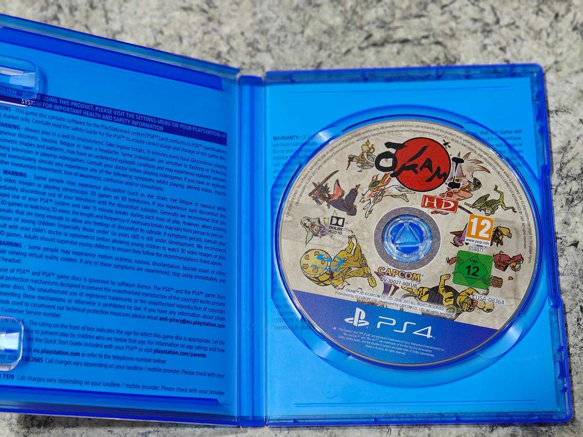 Okami HD PS4 Like New!
