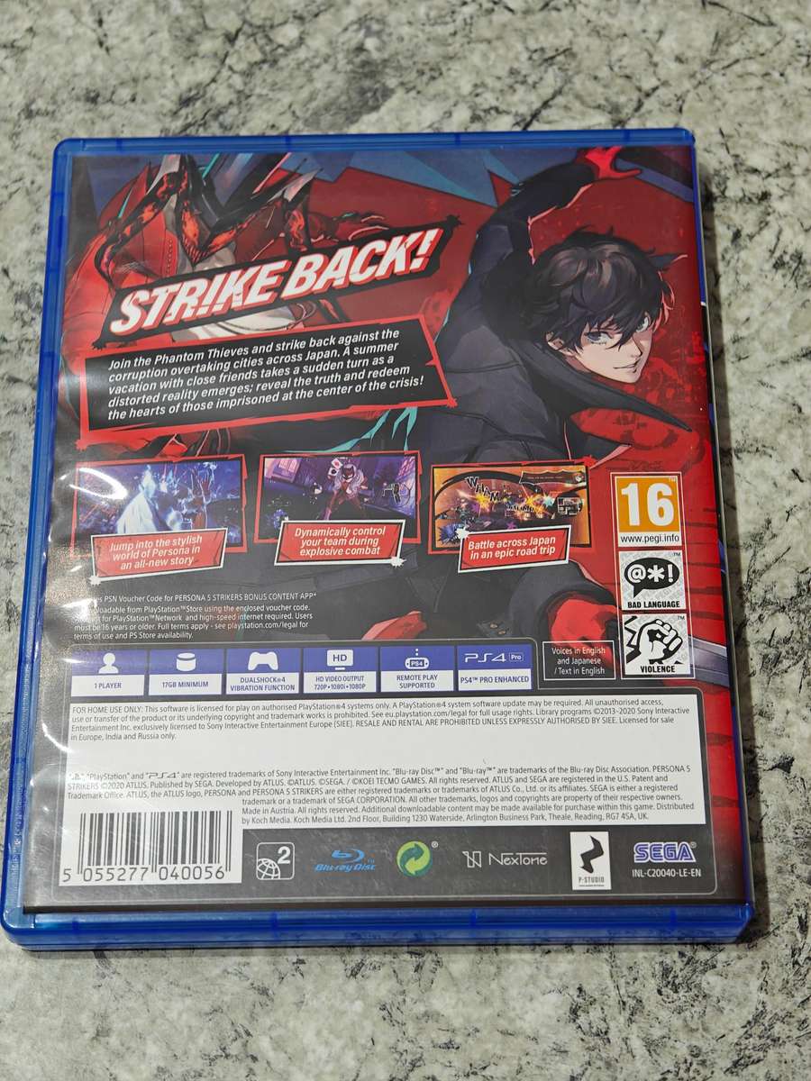 Persona 5 Strikers PS4 Great Condition!