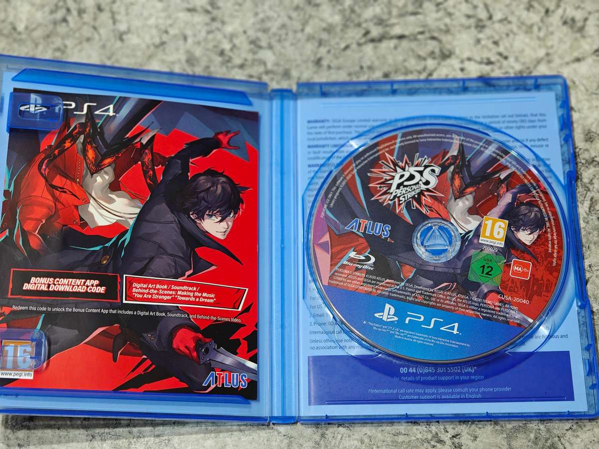 Persona 5 Strikers PS4 Great Condition!