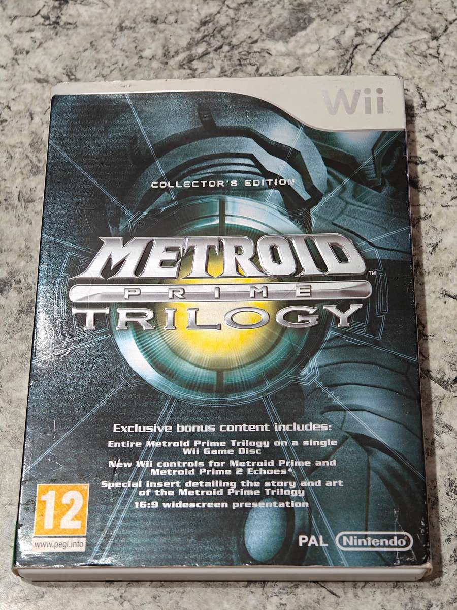 Metroid Prime Trilogy Nintendo Wii Great Condition!