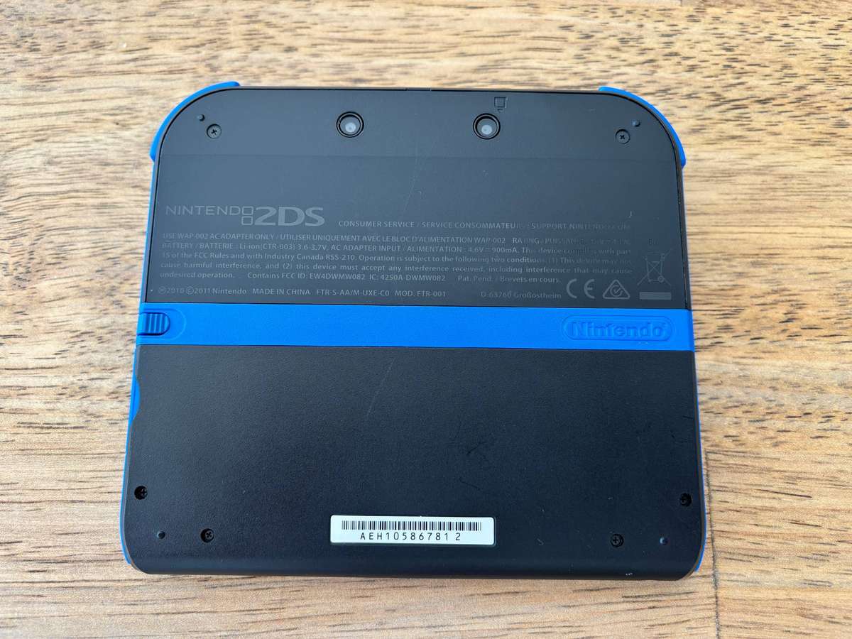 Nintendo 2DS Handheld With Charger & Preinstalled With Pokemon Games