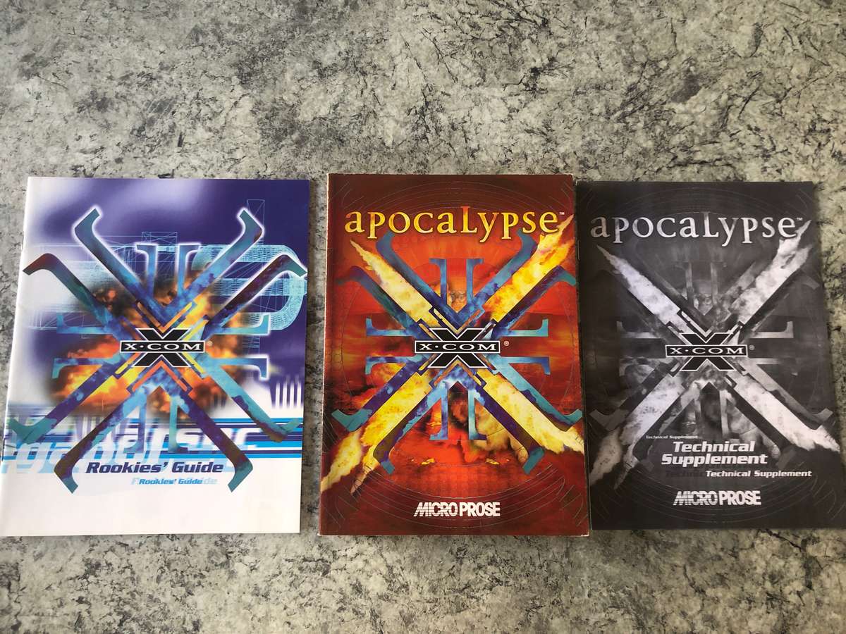 X-Com Apocalypse Big Box PC 1997 Rare!!