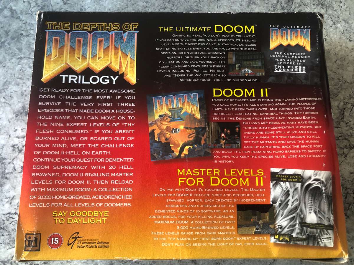 The Depths Of Doom Trilogy - PC Big Box 3 Disks 1997 Rare!!