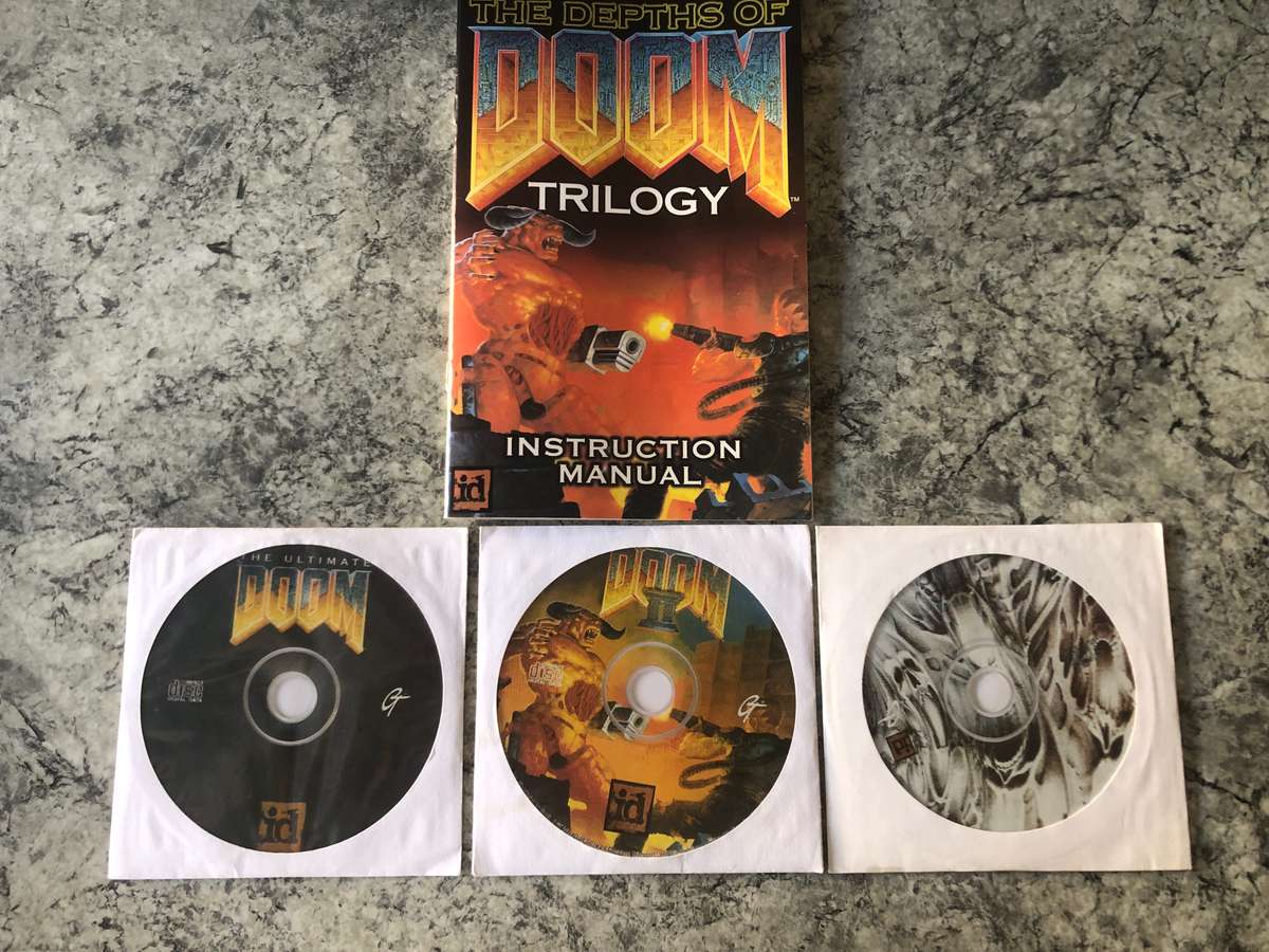 The Depths Of Doom Trilogy - PC Big Box 3 Disks 1997 Rare!!