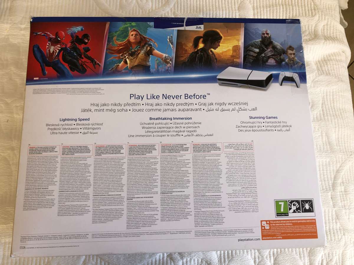 Playstation 5 Slim Disc Edition Boxed Like New!