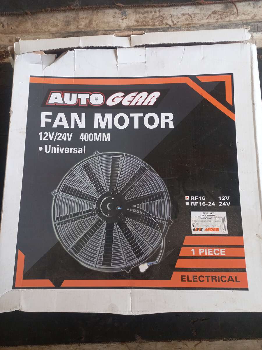 Radiator / Condenser / Cooling fan 12v universal, 400mm diameter RF16