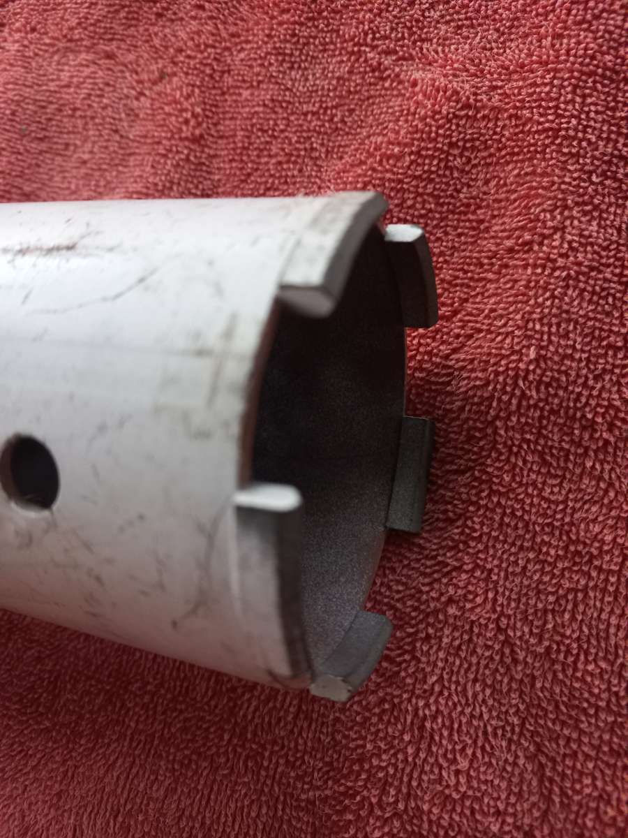 Core drill dry-cut diamond tipped 78mm x 130mm (unused)