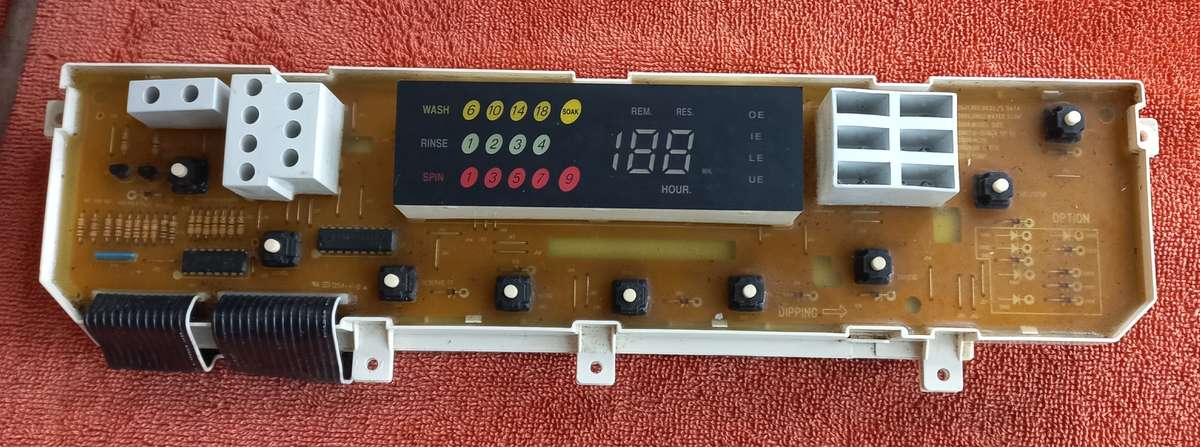 Samsung top loader washing machine pc board 8kg pcb WA80V3