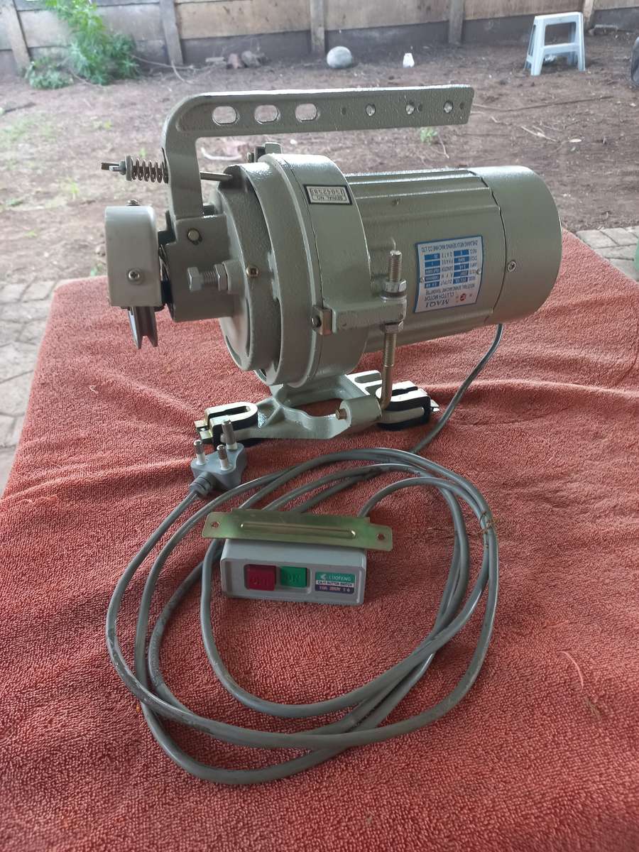 Industrial sewing machine clutch motor with start and stop 220v DOL 12L 0.4kw 1400rpm