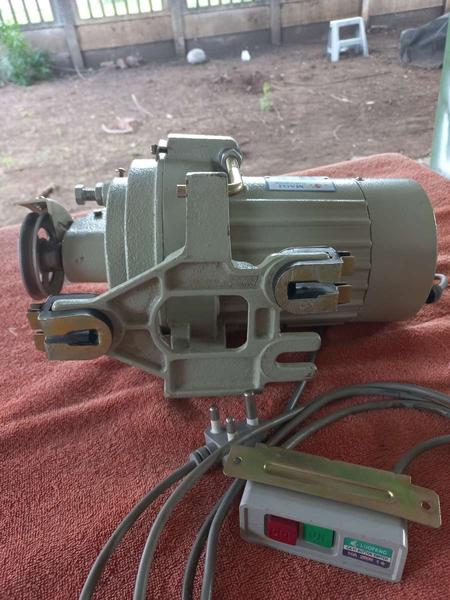 Industrial sewing machine clutch motor with start and stop 220v DOL 12L 0.4kw 1400rpm