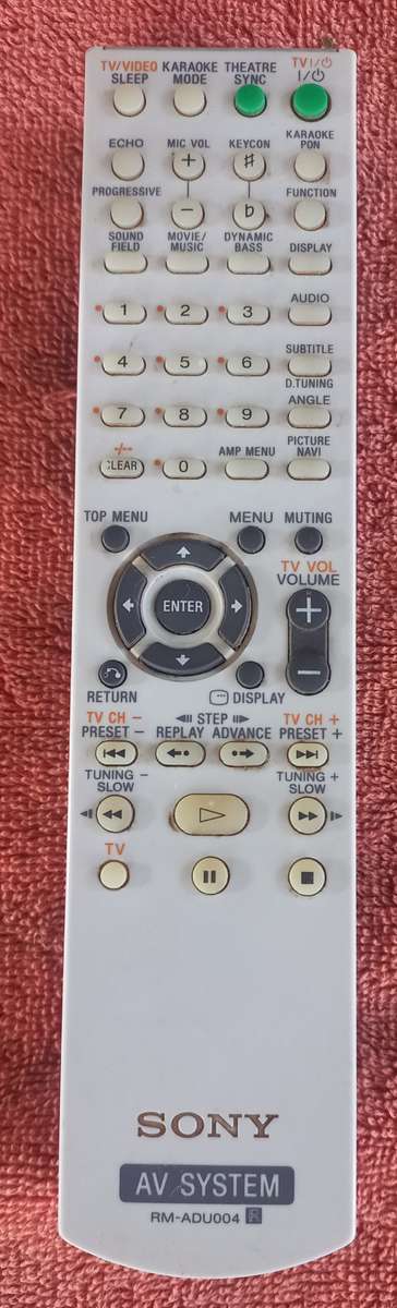 Remote Control Sony RM-ADU001 147922311 147922312 RM-ADU004 147964211 DAV-DZ285K DVD Home Theater