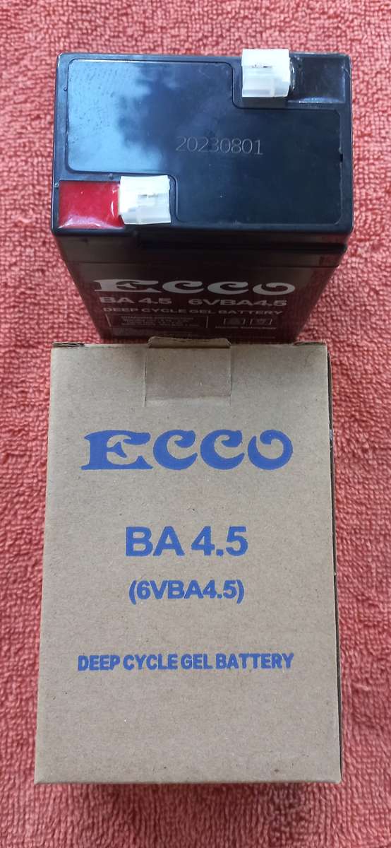 6v 4.5ah sealed deep cycle rechargeable gel battery -Emergency Lighting, Toys, Scale, Magneto light