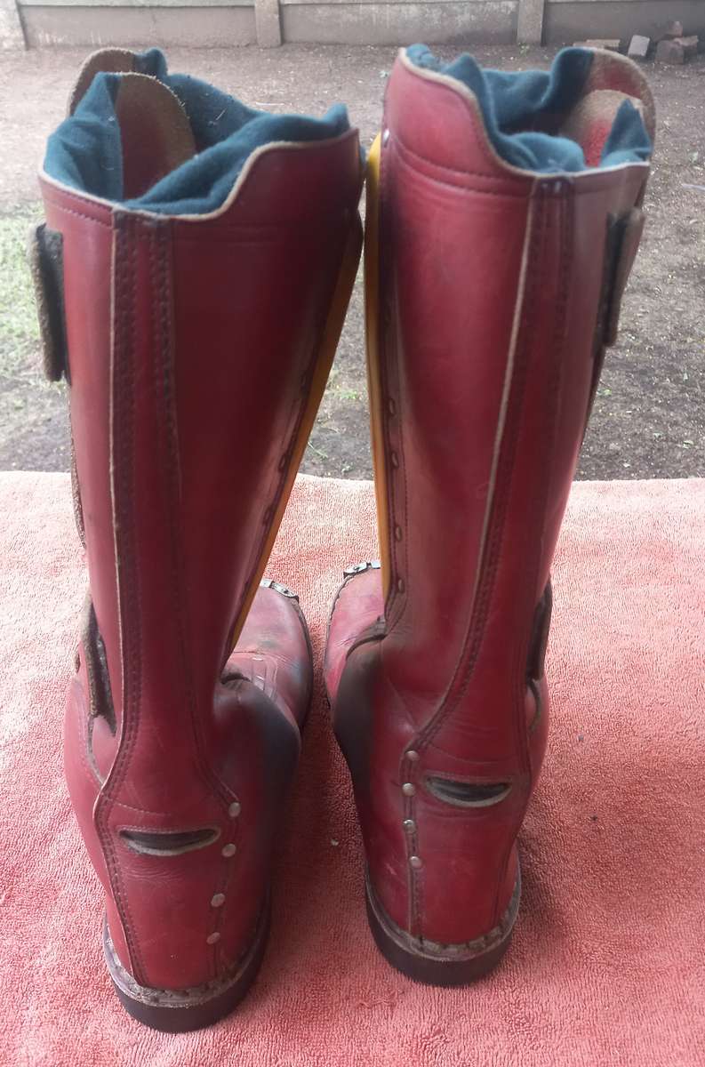 Vintage motocross boots size 8 - SiDi 1983 (42 years old) still good condition - see photo article