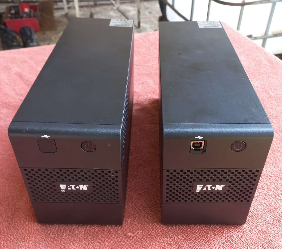 360w/650va Pc ups x 2 (need batteries) - see photos & description