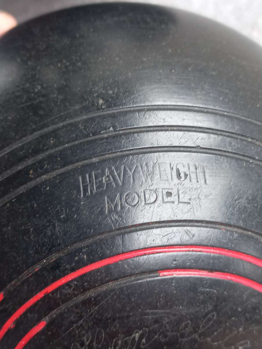 Bowls / Rolbal balls x4 Henselite Lawn Bowls Super Grip size 4 15/16 Official S.A.B.A Heavy weight