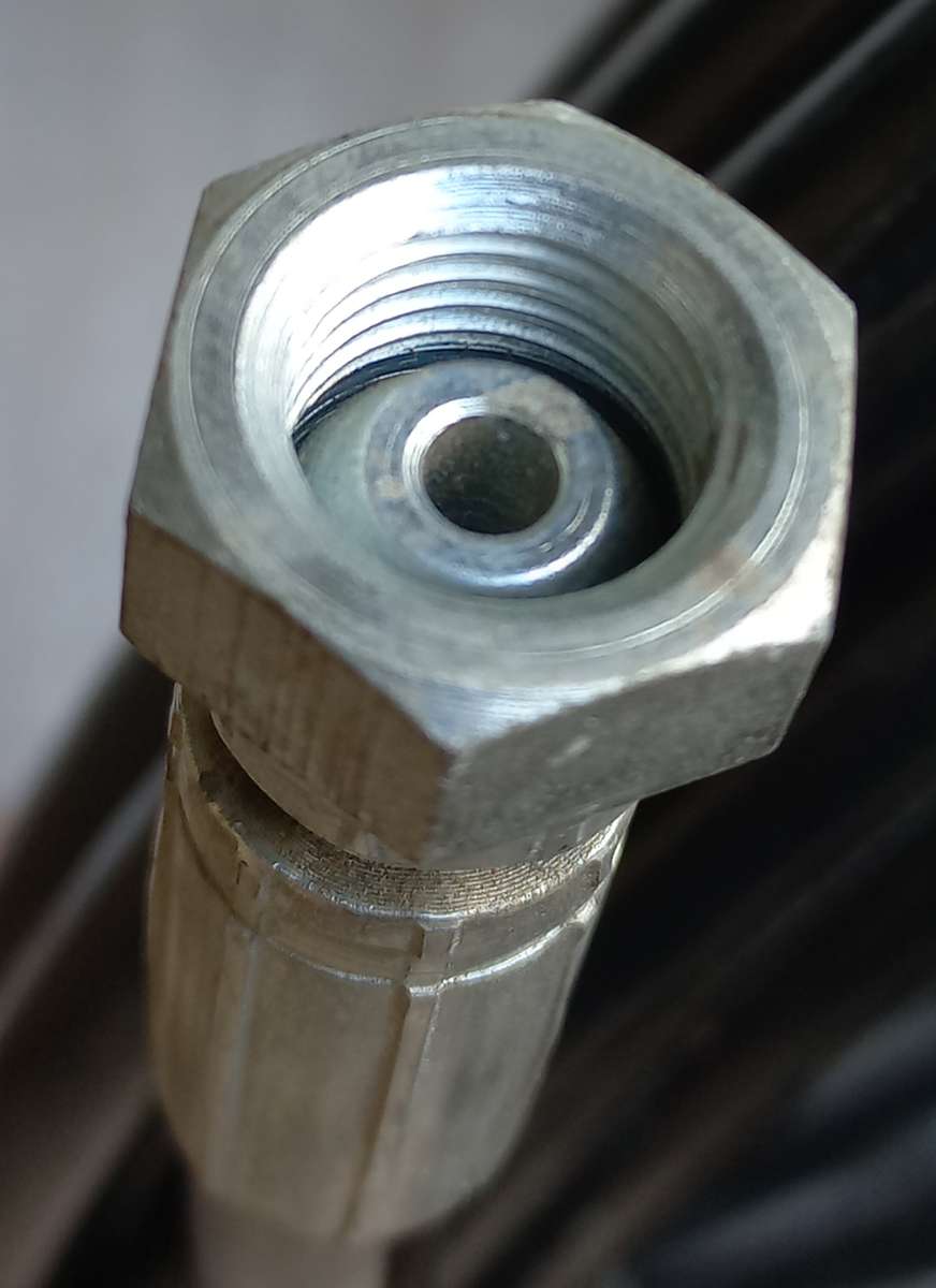 Unused 1/4 x 15m high pressure pipe - pressure washer, air-compressor, liquids