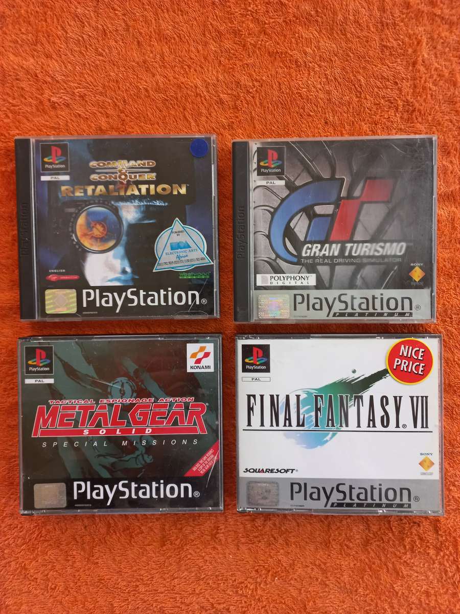Lot of 4 Original Plastation 1 games -very good condition-  see description & photos