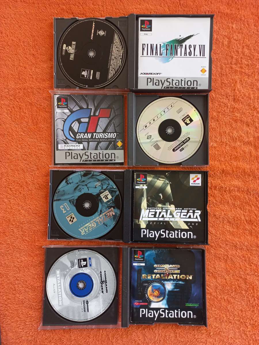Lot of 4 Original Plastation 1 games -very good condition-  see description & photos