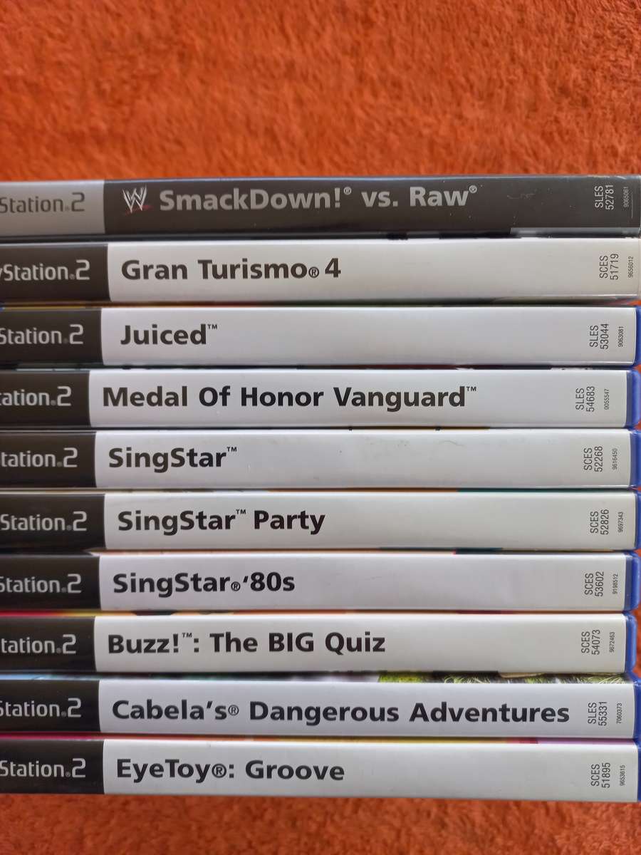 Lot of 10x Plastation 2 games - in very good condition - see photos