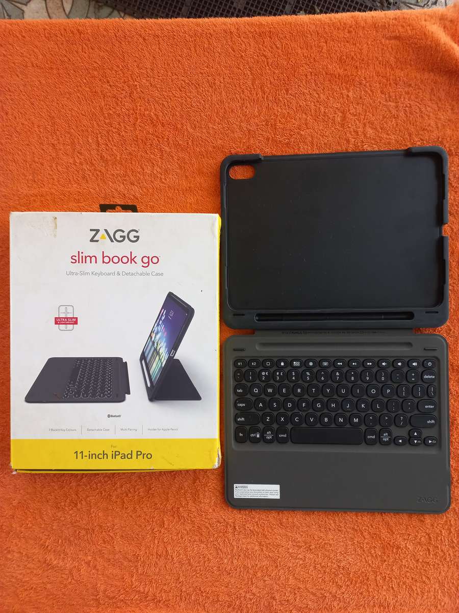 ZAGG slim book go Ultra-slim Bluetooth keyboard & Detachable case for iPad Pro 11-inch
