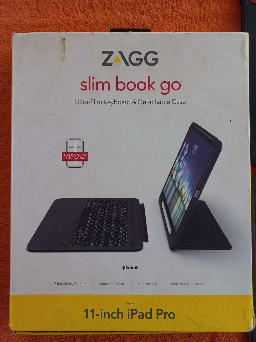 ZAGG slim book go Ultra-slim Bluetooth keyboard & Detachable case for iPad Pro 11-inch