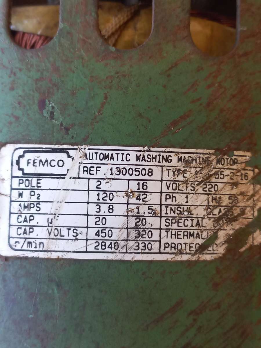 Electric motor 220v - 2 speed, foward & reverse capable - working order - see description & photos
