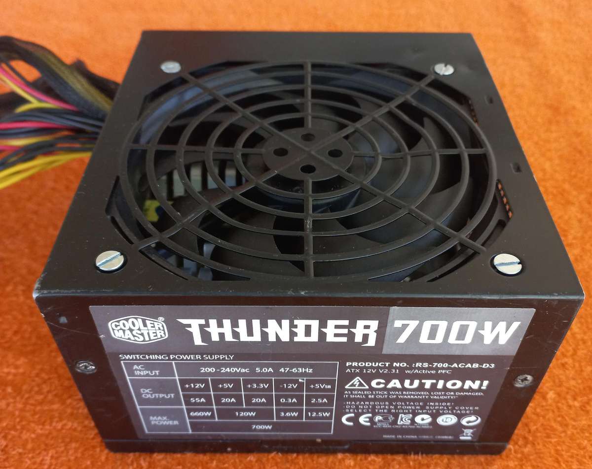 700w Cooler Master Thunder ATX Computer power supply
