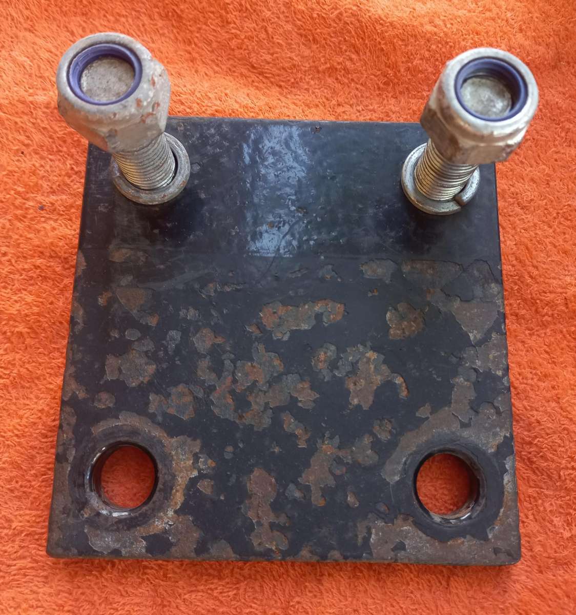 Towbar extension and drop plate / bicycle carrier mount plate