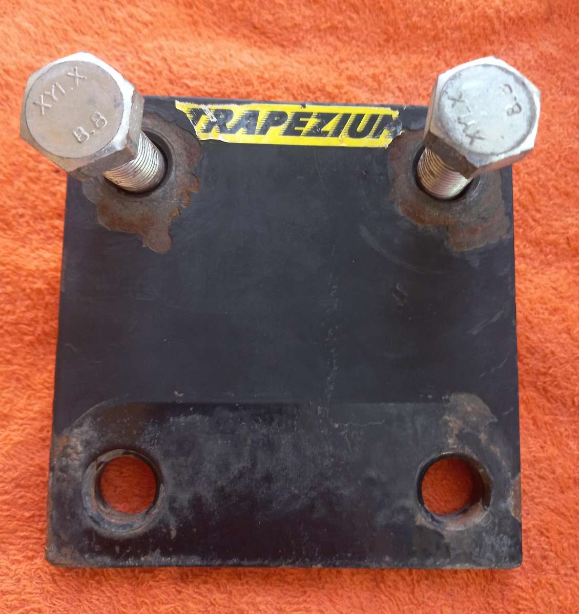 Towbar extension and drop plate / bicycle carrier mount plate