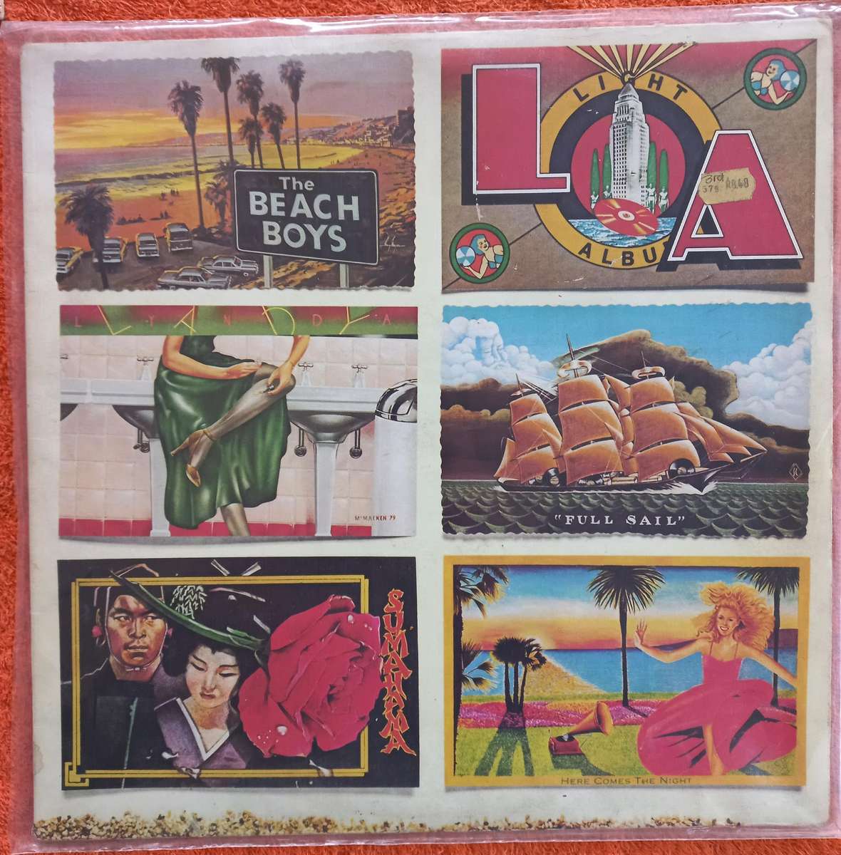 Lot of 4x Lp's - The Beach Boys, Juice Newton, Heat Wave & Heavenly Bodies