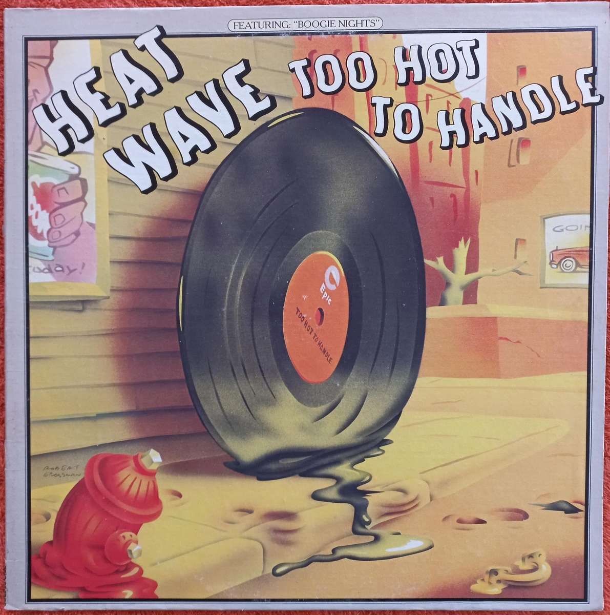 Lot of 4x Lp's - The Beach Boys, Juice Newton, Heat Wave & Heavenly Bodies