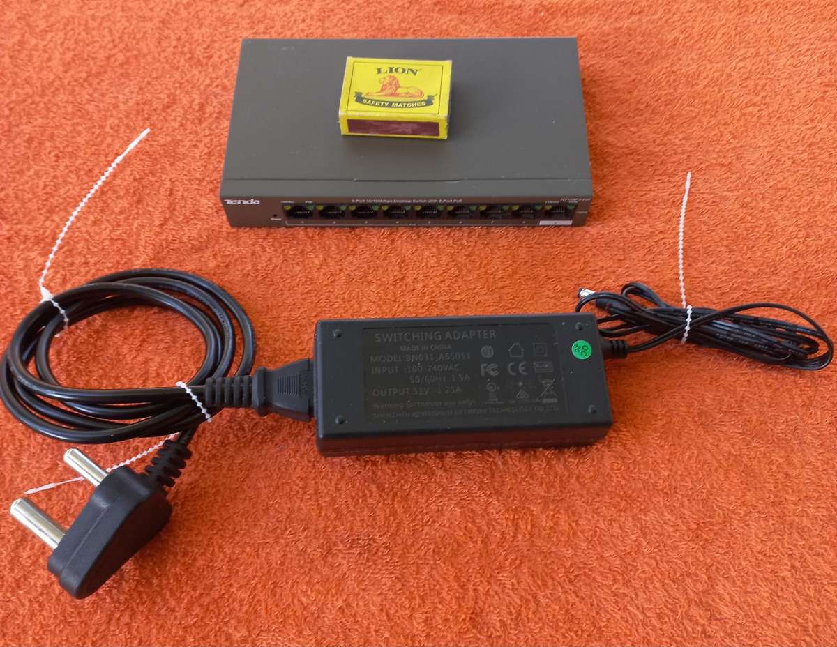 Tenda 9-Port 10/100Mbps Desktop Switch With 8-Port PoE