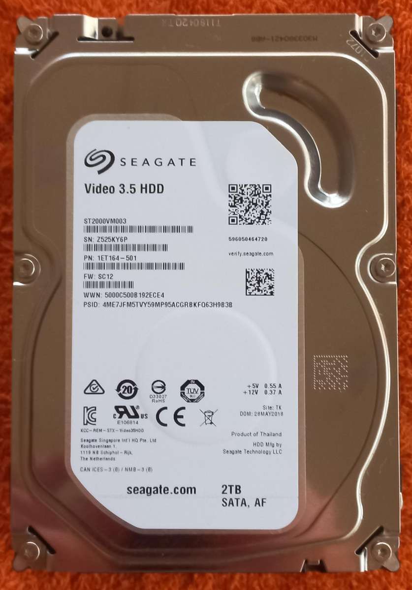 2tb 3.5'' sata hard drive - Seagate - 100% health & performance