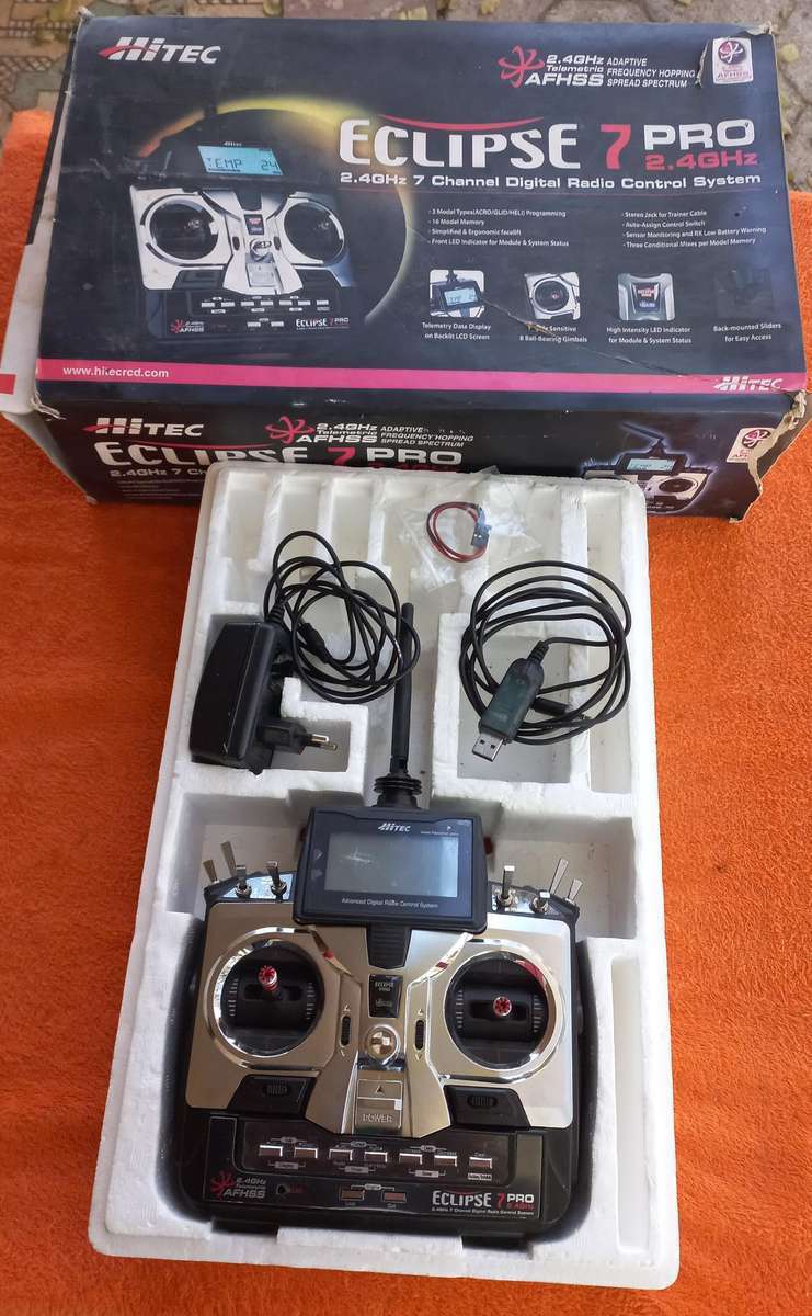 Eclipse 7 Pro 2.4ghz radio control - see photos & description