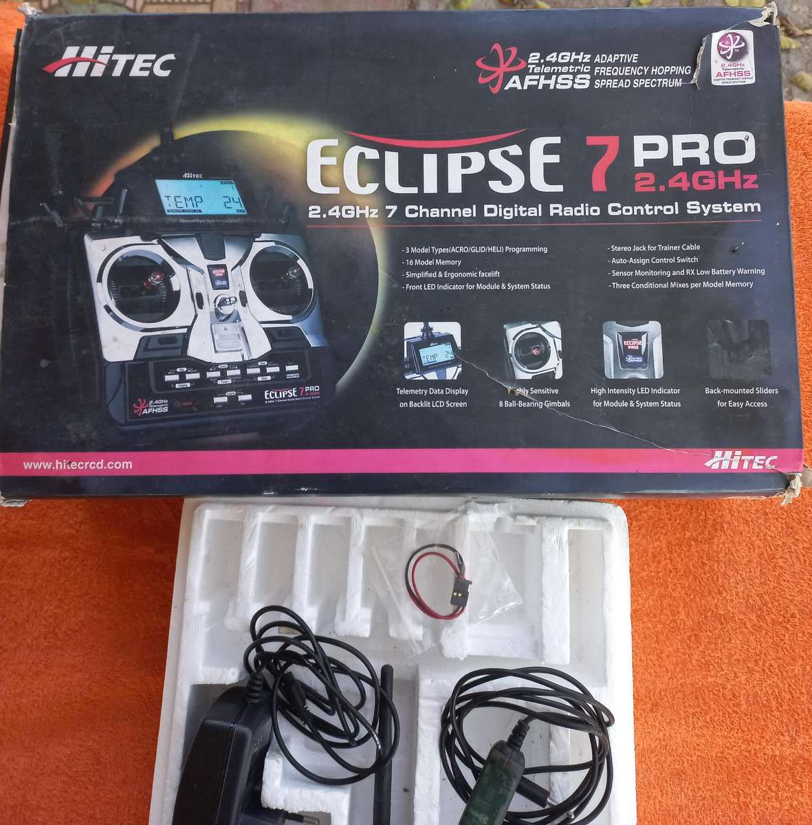 Eclipse 7 Pro 2.4ghz radio control - see photos & description