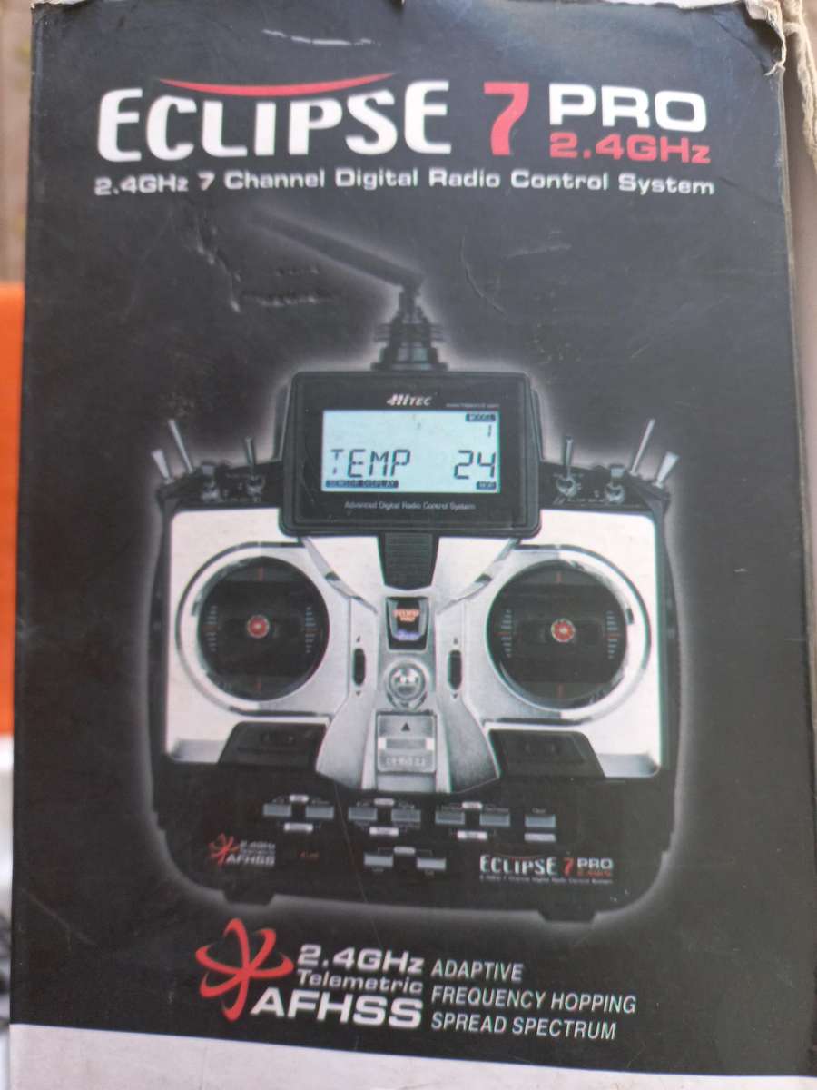 Eclipse 7 Pro 2.4ghz radio control - see photos & description