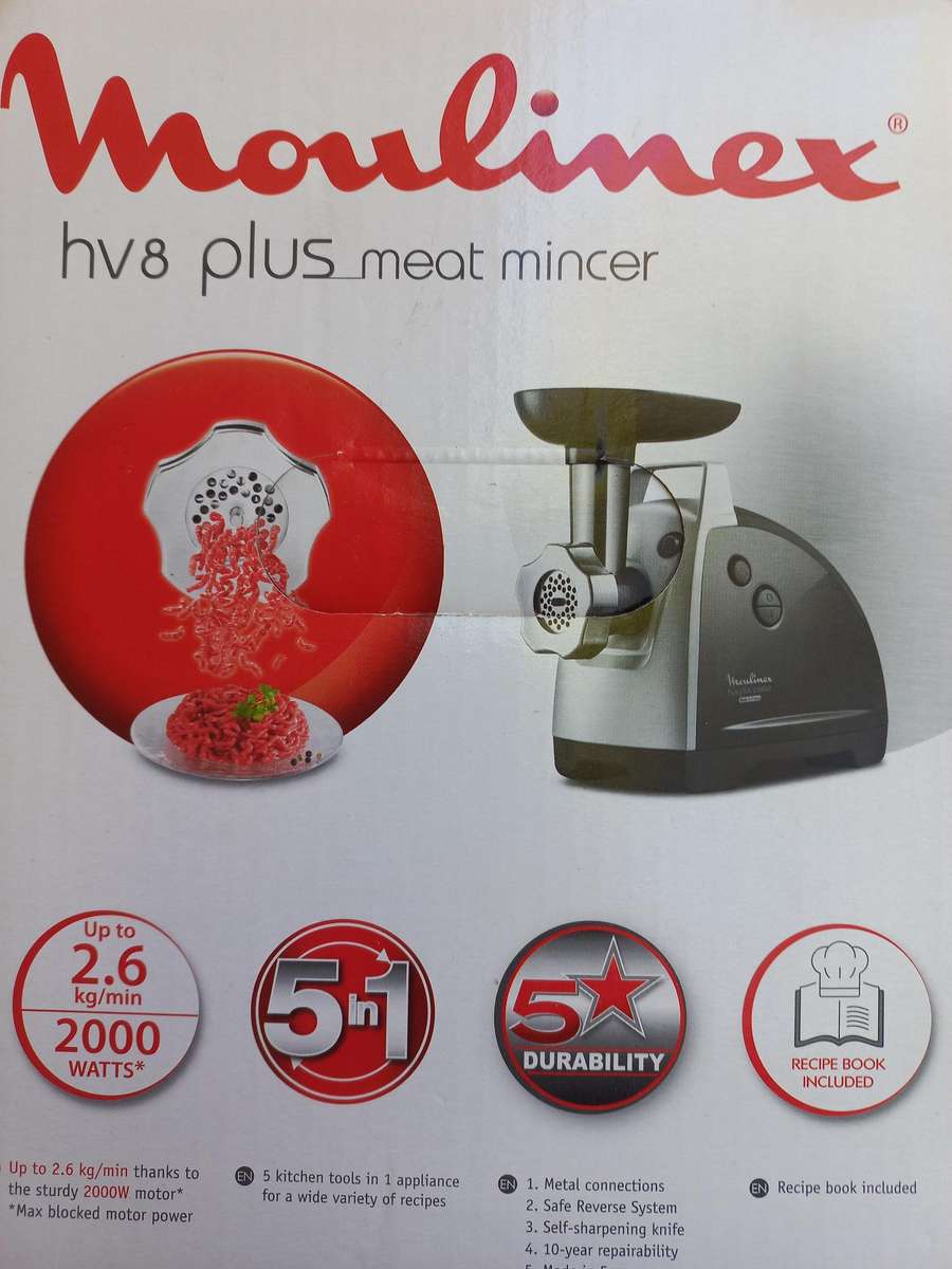 Moulinex Meat Mincer Hv8 - 2000W, 2.6 Kg/Min - ME682832