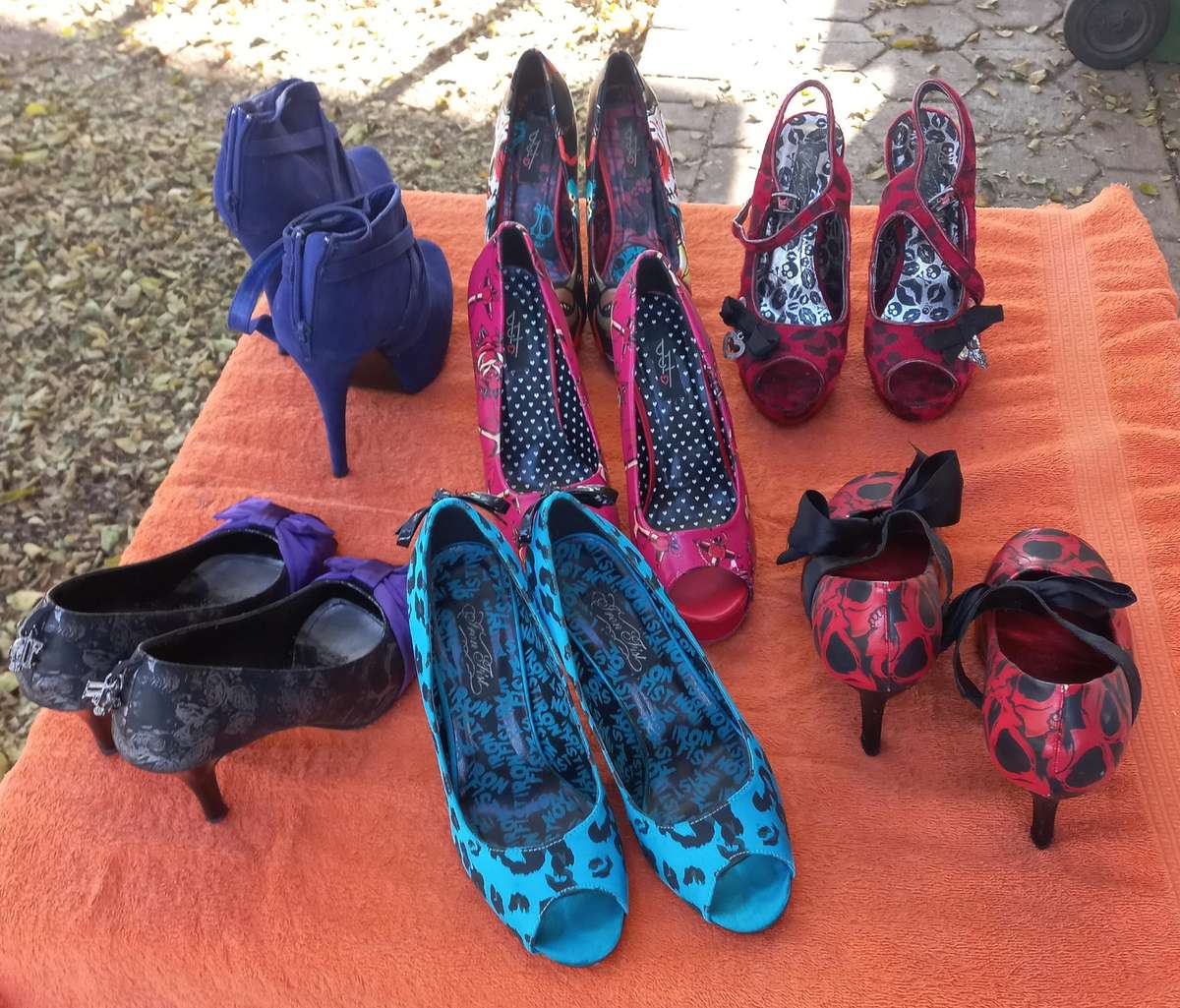 Lot of heels (8x pairs) - Size 6 - Iron Fist, Rat Baby & Rage - All good condition - see photos