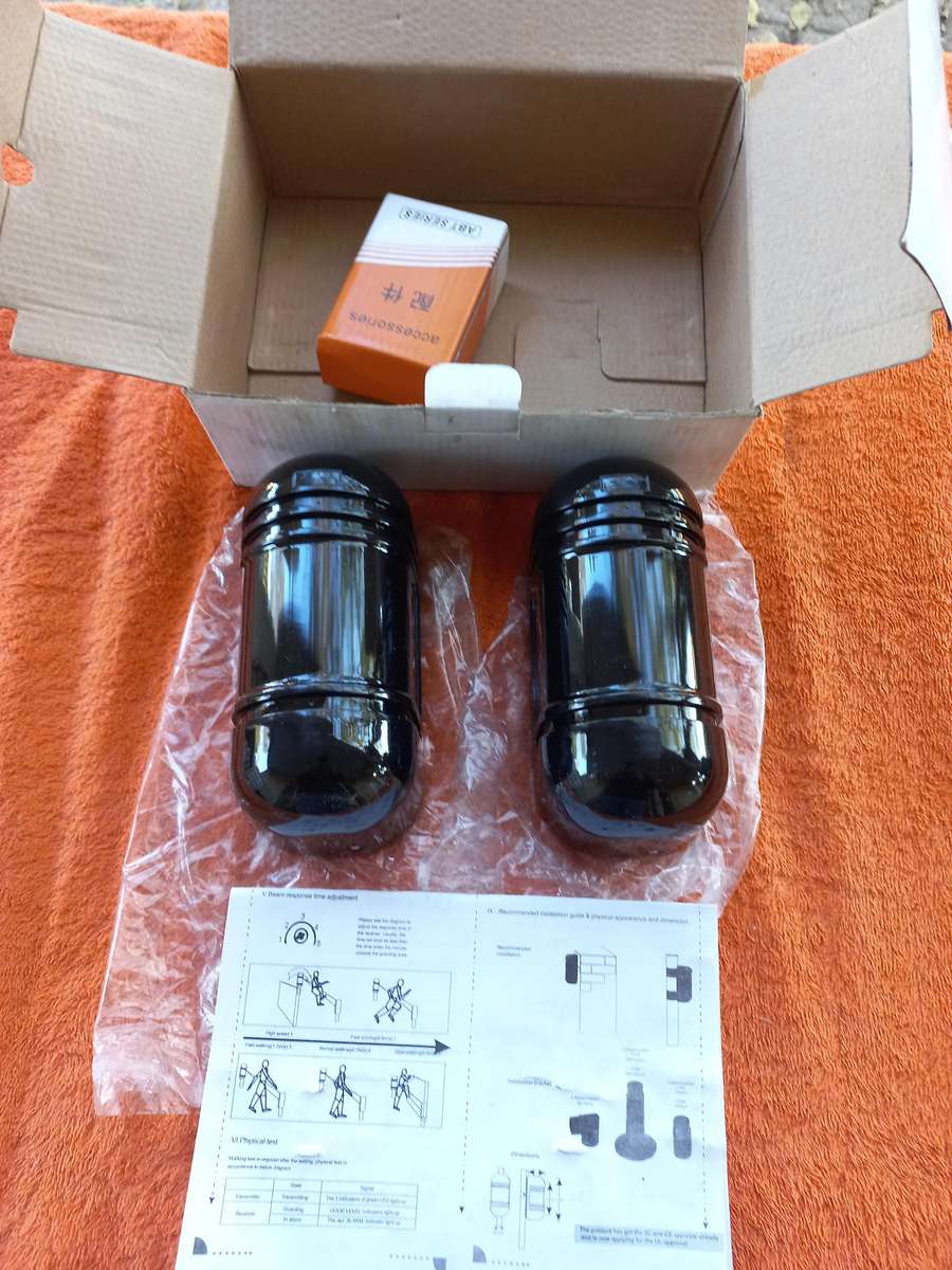 ABT Dual IR alarm beam set -Transmitter & Reciever 150m outdoor & 450m indoor (2x sets available)