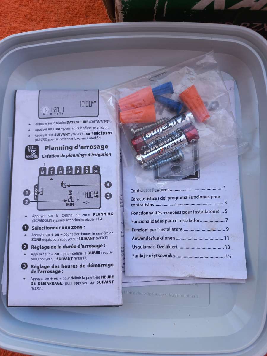 Irigation watering controller - Rain Bird 4 station outdoor controller (Box damage/Display stock)