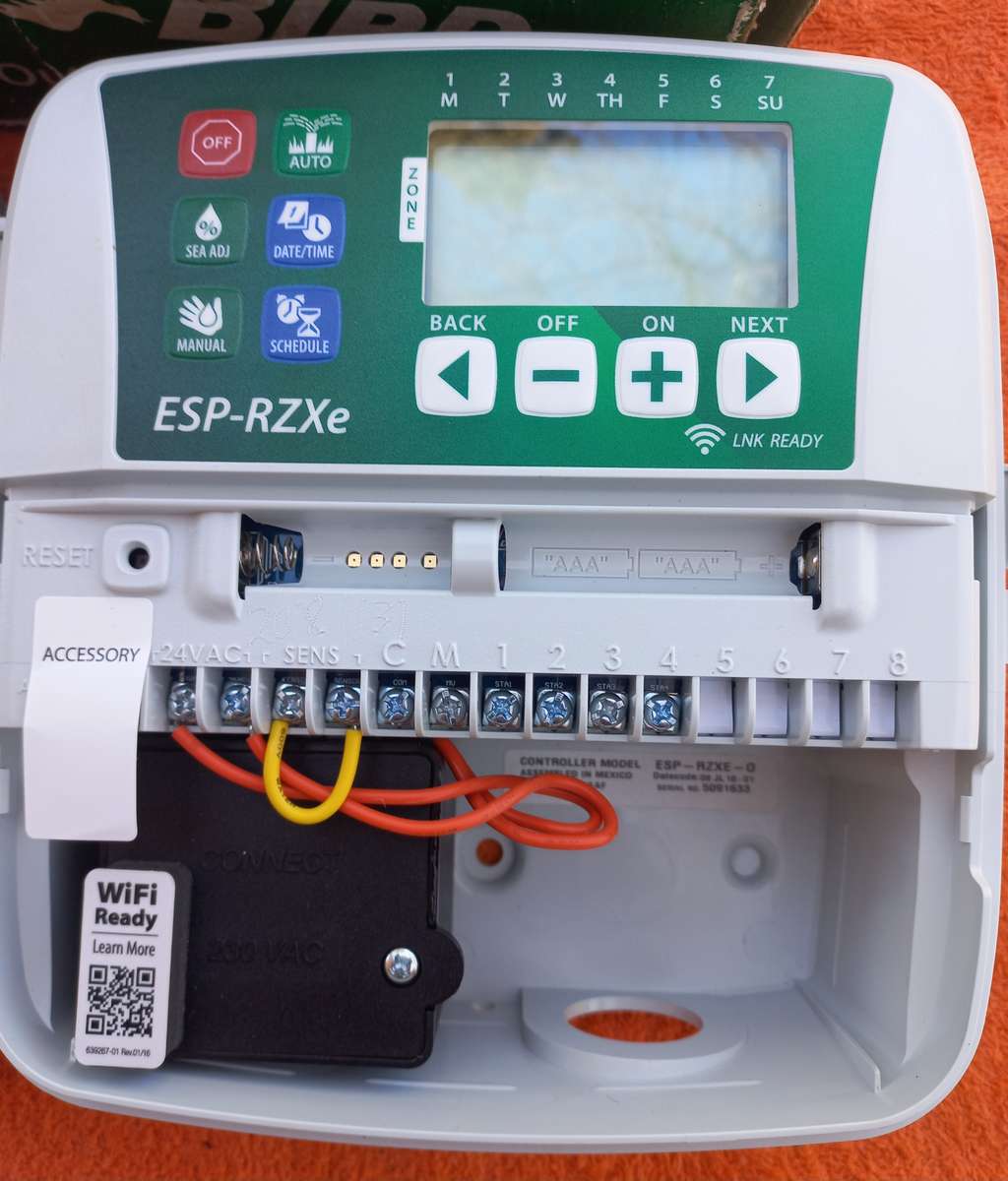 Irigation watering controller - Rain Bird 4 station outdoor controller (Box damage/Display stock)