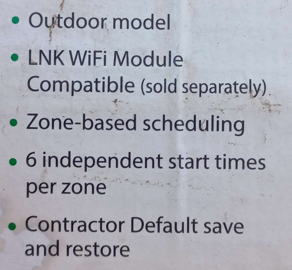 Irigation watering controller - Rain Bird 4 station outdoor controller (Box damage/Display stock)