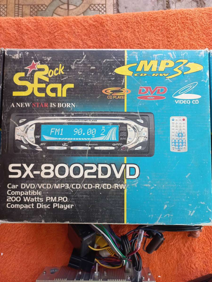 Rock Star Flip Down Face CD Player