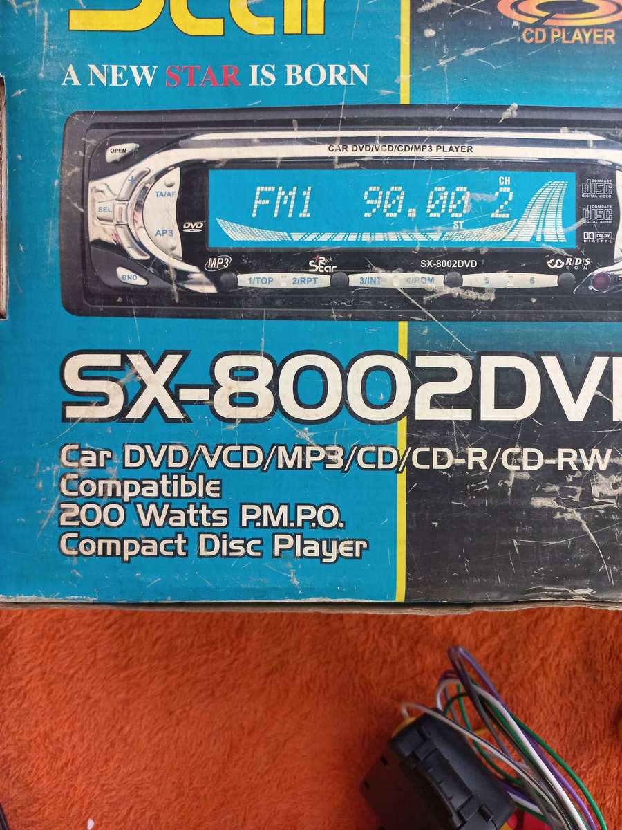 Rock Star Flip Down Face CD Player